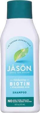 Jason Restorative Biotin Shampoo | To Strengthens & Repairs Damaged Hair | With Biotin, Vitamin B5 & Ginseng | No Parabens, Sulfates, Phthalates, Petrolatum, Artificial Colors | 16 Oz