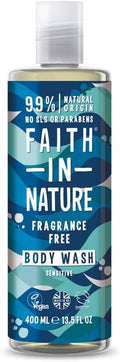 Faith In Nature, Fragrance Free Body Wash (Pack of 2), 400ml