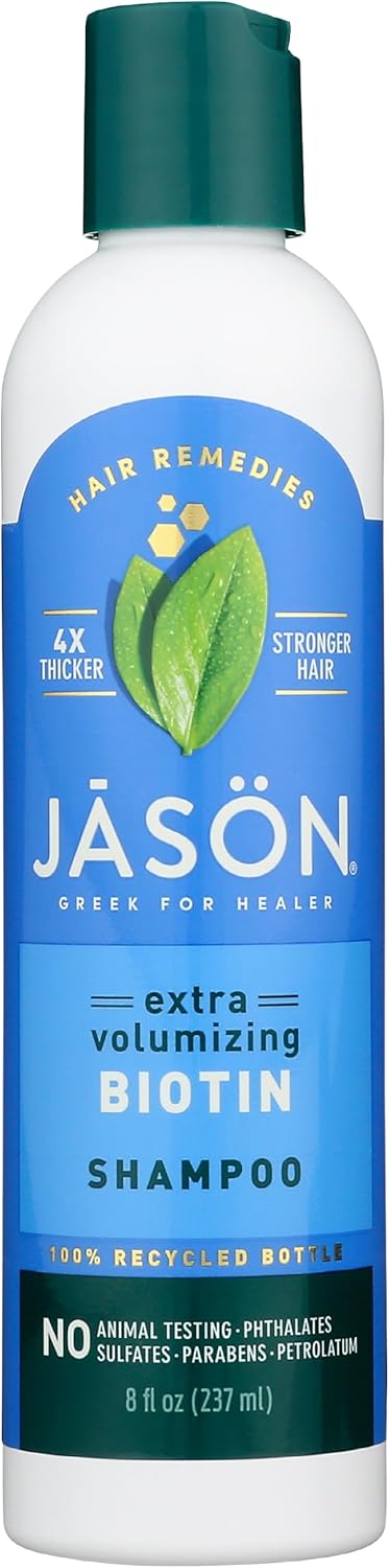 JASON Thin-to-Thick Extra Volume Shampoo, 8 fl oz. (Packaging May Vary)
