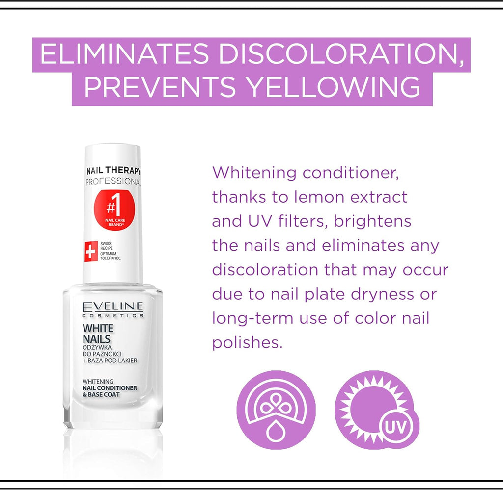 Eveline Cosmetics Nail Whitener 12ml