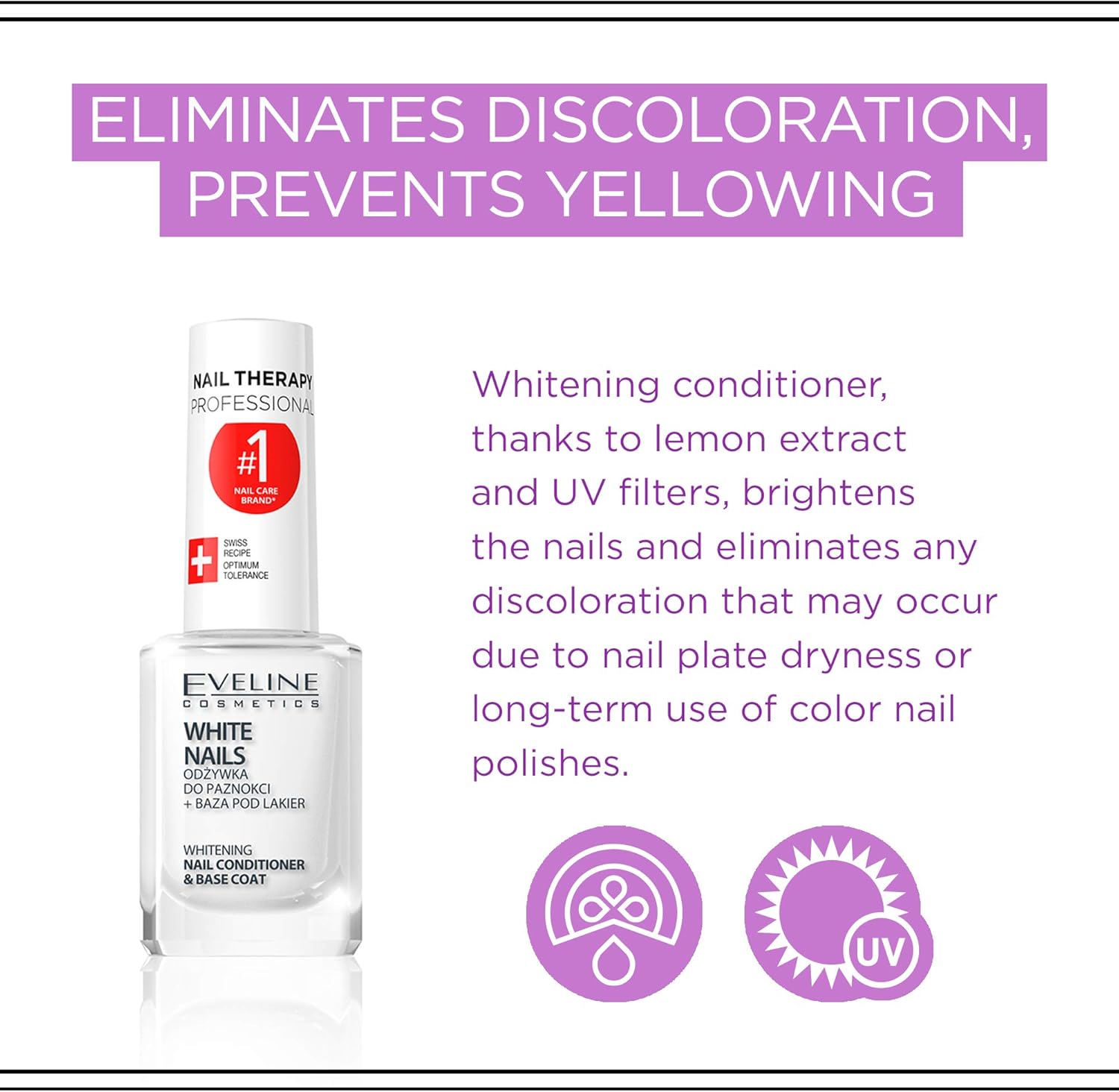 Eveline Cosmetics Nail Whitener 12ml