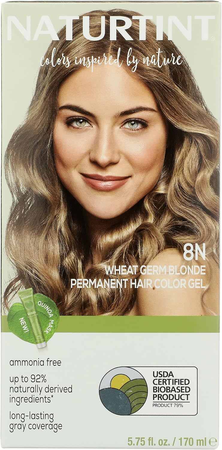 NATURTINT 8N Wheatgerm Blonde Hair Color, 5.6 FZ